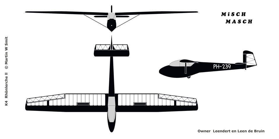 Dr Martin Smit Architect Gliding Ka-4 Rhonlerche II