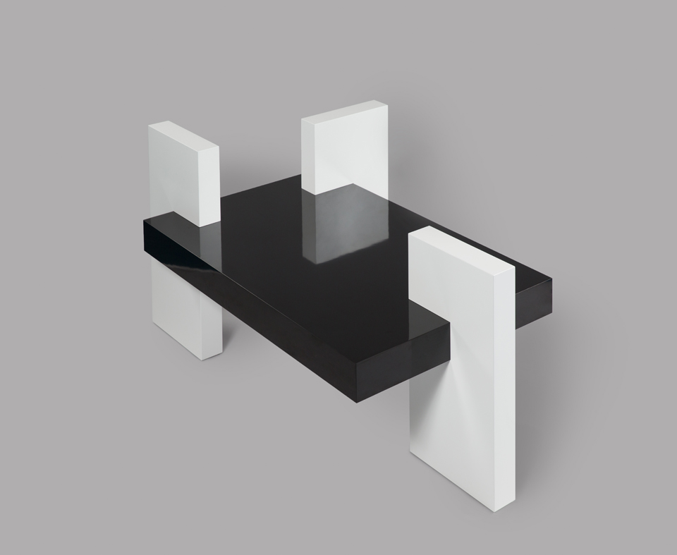 Dr Martin Smit Architect Black and White Table M